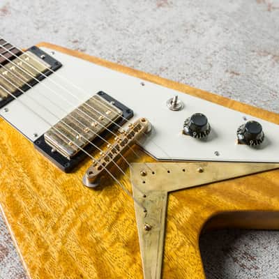 Echopark Flamed Korina Flying V Albert 58 Custom image 7