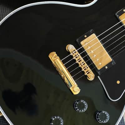 2025 Gibson Les Paul Custom Electric Guitar Black Ebony + COA OHSC image 5