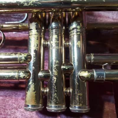 King Cleveland Superior Bb Trumpet Brass with Case, USA image 5
