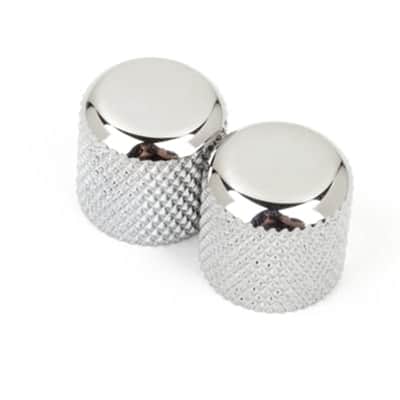 Genuine Fender Original Tele/Telecaster or Precision Bass Dome Knobs - Chrome image 6
