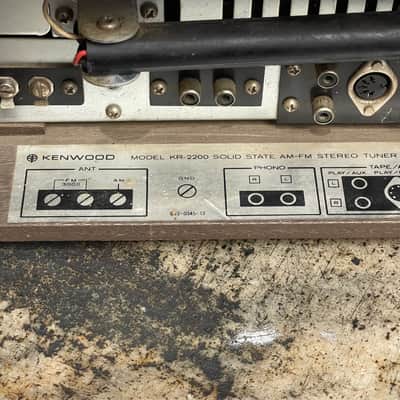 Kenwood KR-2200 Vintage Stereo receiver image 9