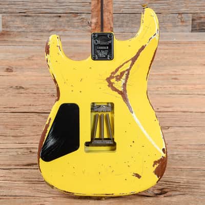 Charvel CS San Dimas Relic Yellow 2017 (s616) image 3