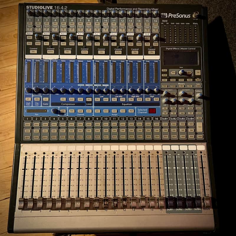 PreSonus StudioLive 16.0.2 USB 16-Channel Digital Mixer 2017 - Present - Blue/Silver image 1