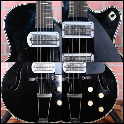 Silvertone Espanada H64 Black 1957 w/OHSC image 13