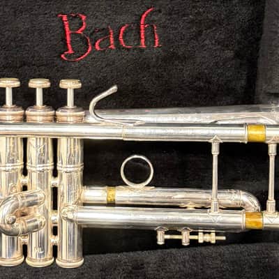 Bach Stradivarius Trumpet Model 37, Silver Finish image 1