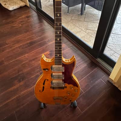Airline Barney Kessel 1960s - Flame Maple image 4