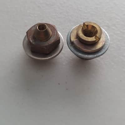 1960's Gibson Adjustable Acoustic Guitar Bridge Anchors - NOS (M-192) image 2