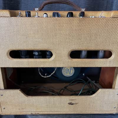 Fender Deluxe 5E3 Narrow Panel 15-Watt 1x12" Guitar Combo 1955 - 1960 - Tweed image 5