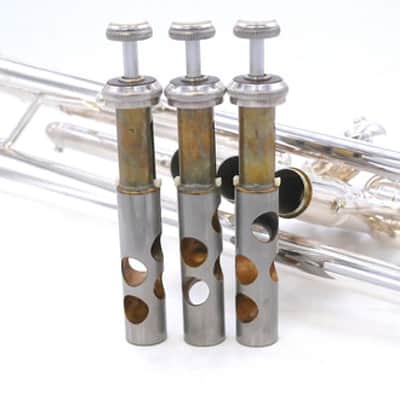 Pre-Owned Bach Stradivarius 43H/43 Trumpet in Silver Plate w/Heavyweight Bell! image 5