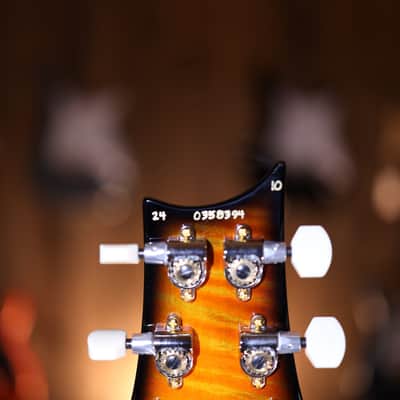 PRS DGT 10-Top Electric Guitar with Bird Inlays Tri Color Sunburst Korina Back, Flamed Maple Neck, Zirocote Fretboard 8394 image 18