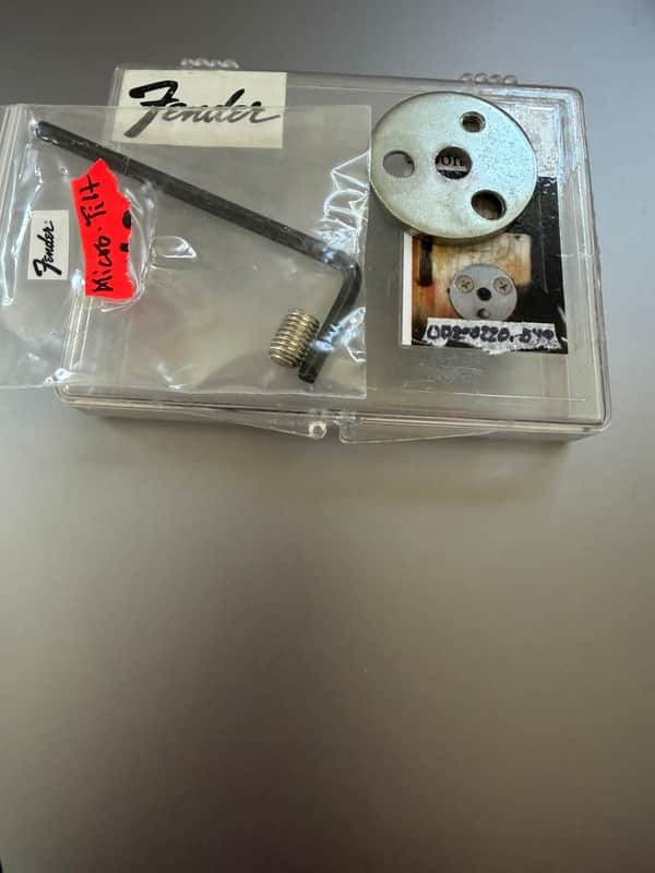 Fender Micro tilt Neck plate tilt disc. For 3-bolt neck. 1971-1979 image 1