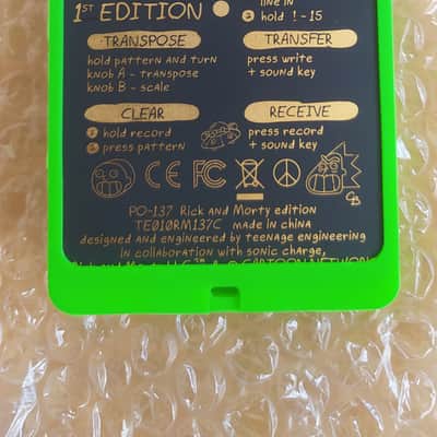 Teenage Engineering PO-137 Pocket Operator Rick & Morty Edition 2019 - Black image 2