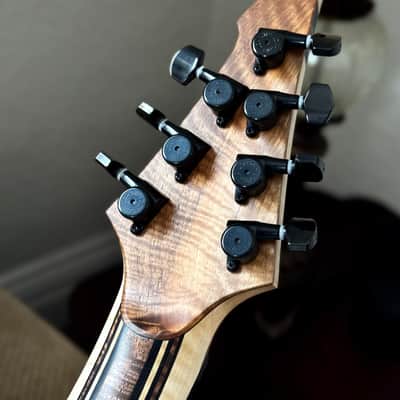 Carillion Polaris 7 Fan Fret - One Piece Old Stock Figured Walnut image 16