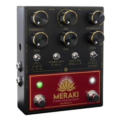 New Walrus Audio Meraki Analog Stereo Dual Delay Guitar Effects Pedal image 3