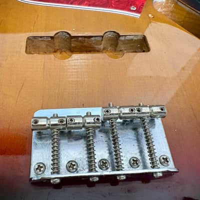 1993-94 Fender Japan JB62 Jazz Bass Body 3TS Sunburst Made in Japan image 6