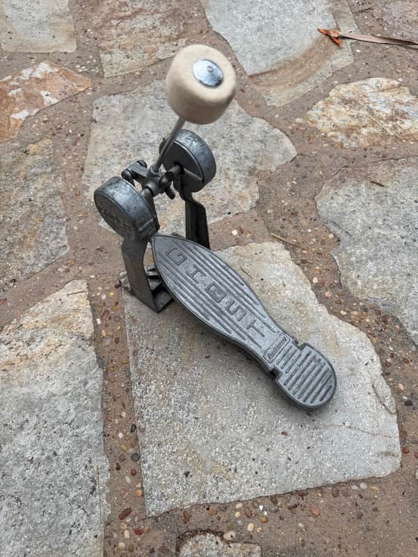Ghost Bass Drum Kick Single Pedal Vintage Ludwig image 1