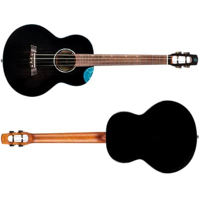 Flight Nighthawk EQ-A Solid Spruce Top Mahogany Neck 4-String Acoustic-Electric Baritone Ukulele w/Gig Bag, Pickup & Humidifier image 4