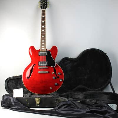 2007 Gibson ES-335 Cherry Red Finish Block Inlays Electric Guitar w/OHSC image 1