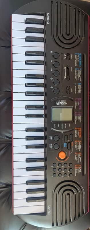 Casio SA-78 44-Key Mini Keyboard 2010s - Black image 1