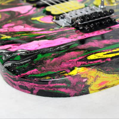 Custom Swirl Painted and Upgraded (MIK) Ibanez RG 270 Electric Guitar image 14