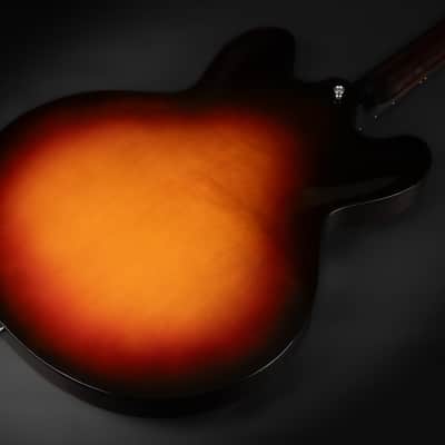 Immagine 2017 Gibson Memphis ES-335 Studio (4-Knob) - Ginger Burst | USA Semi-Hollow Torrefied Maple Fretboard ‘57 Classic Humbucker Bone Nut 3.55kg | CoA OHSC - 13