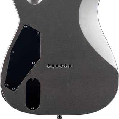 ESP LTD MT-I Mick Thomson Signature Electric Guitar, Ebony Fingerboard, Obsidian Metallic image 3