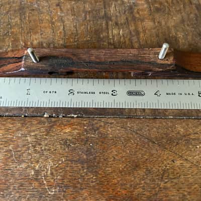 Gibson Brazilian Rosewood Bridge Base 60's? - Natural image 1