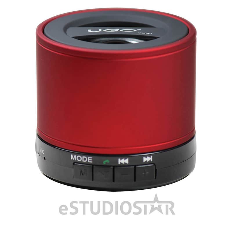 UGO Portable Bluetooth Speaker with SD Card Playback and Radio image 1