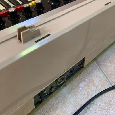 Sankei Entertainer TCH-8800 Drum Machine, Synth Keyboard, Mixer Amp, Radio, Tape Player Recorder 1978 - Tan and black plastic image 4