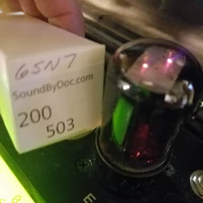 Ken-Rad VT-231 tNOS AT1000 TESTED Vacuum Tube greyglass black glass WWII military JAN-CKR-6SN7-GT dual triode 1941-1946 image 4