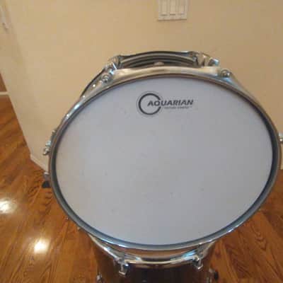 Ludwig Accent series 14 x 6.5 snare drum glass black very clean! image 7