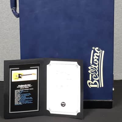 Belltone BC1 B-Classic One Graffiti Yellow Top/Black Back with Hard Shell Case image 10