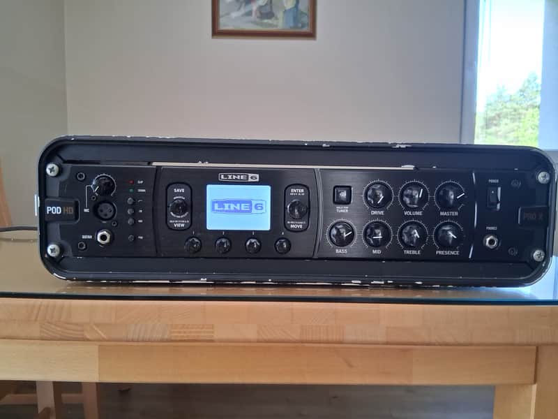 Line 6 POD HD Pro X Rackmount Multi-Effect and Amp Modeler 2013 - 2023 - Black image 1