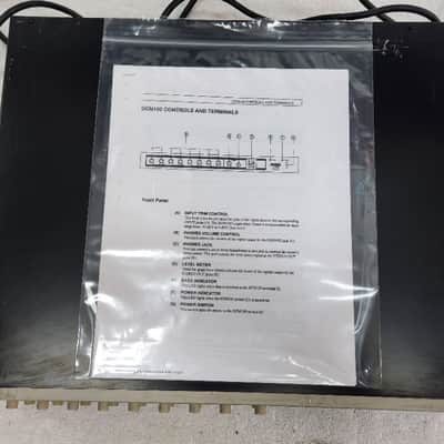 Fostex DCM100 , 8-Channel MIDI Controlled Rackmount Mixer Made In Japan image 5
