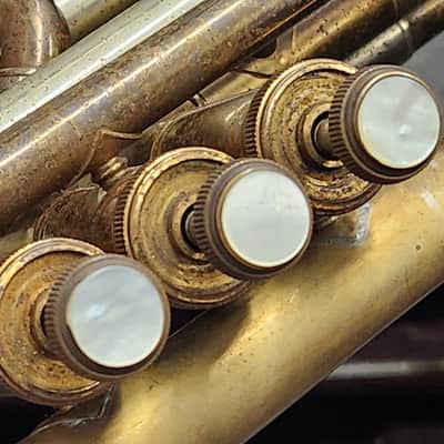 Academy vintage cornet Rudy Muck Early 1900's - Brass and nickel image 9