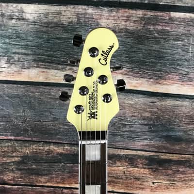 Music Man BFR Ball Family Reserve Cutlass- Corn Silk White image 3