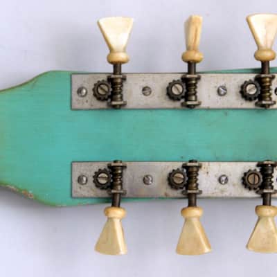 1960's Egmond Lucky 7 Greenburst - Recovered and upgraded image 11
