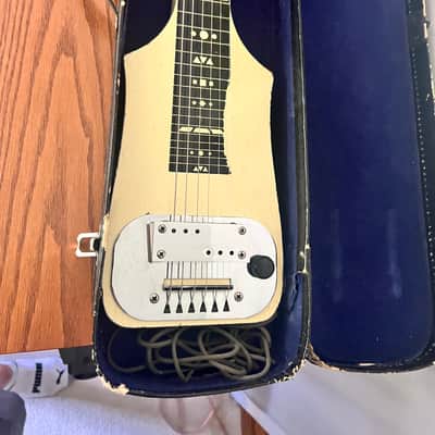 1950s Supro Lap Steel Guitar with Case image 1