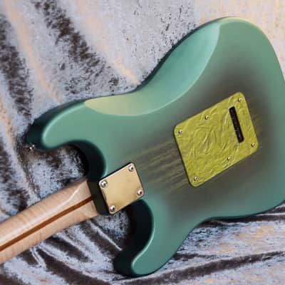 GB Liuteria Traditional Strato VegaTrem - strat style – Tamo Green image 5