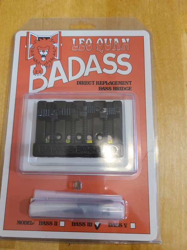 Leo Quan Badass III 4 string - Black image 1