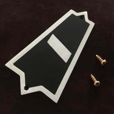 NOS-Gibson  Super 400 Exclusive Tailpiece  & Authentic Truss Rod Cover COMBO Late 80’s - Engraved Solid Brass with Super 400 semi-polished bound Truss Rod Cover. image 17