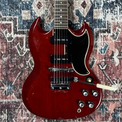 1966 Gibson SG Special Vintage Cherry Made In Kalamazoo Small Guard Electric Guitar! image 7