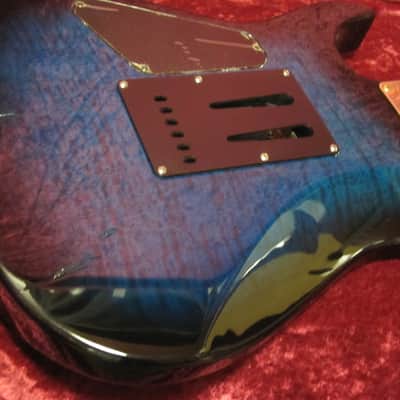 Fernandes AFR-55 1996 Blue Burst Quilt Gold Hardware Factory Gotoh's! image 9