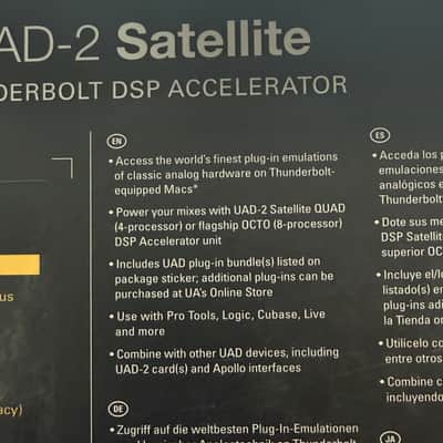 Universal Audio UAD-2 Satellite OCTO Core Thunderbolt DSP Accelerator 2019 - 2020 - Black image 6
