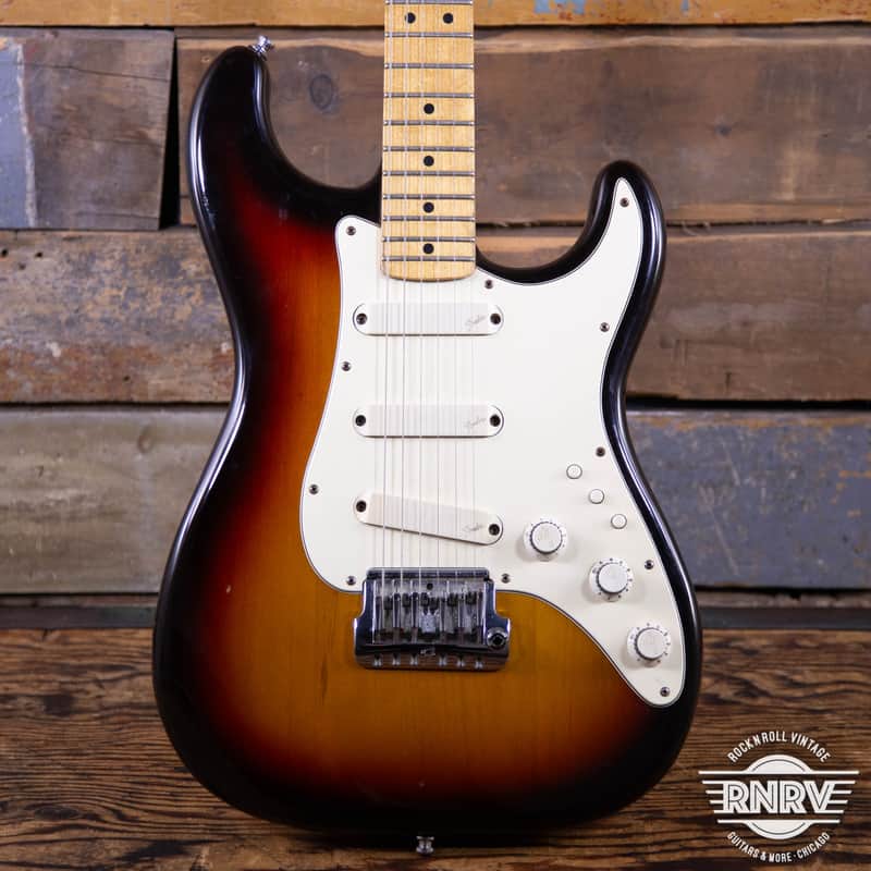 Fender Elite Stratocaster with Maple Fretboard 1983 - Brown Sunburst image 1