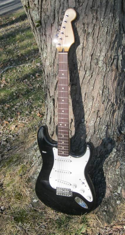 Very Rare Fender Stratocaster Black FN serial Export USA image 1
