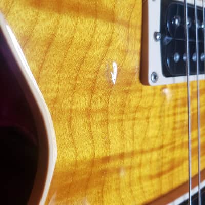 🍯 Honey Flame 2000 Gibson Les Paul Classic Plus Amber OHSC, 8.8 lbs non-chambered image 17