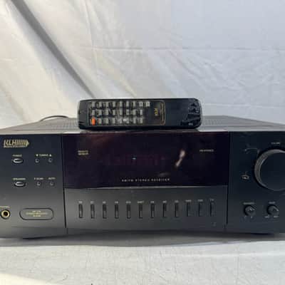 KLH R3100 Receiver HiFi Stereo Vintage Home Audio 2 Channel Radio Black Dolby image 1