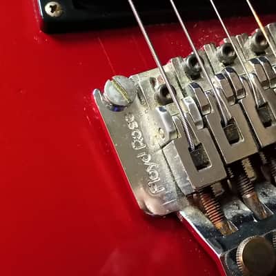 Kramer focus 6000 guitar Cherry Red 1986 Seymour Duncan pick ups Floyd Rose Tremolo image 15