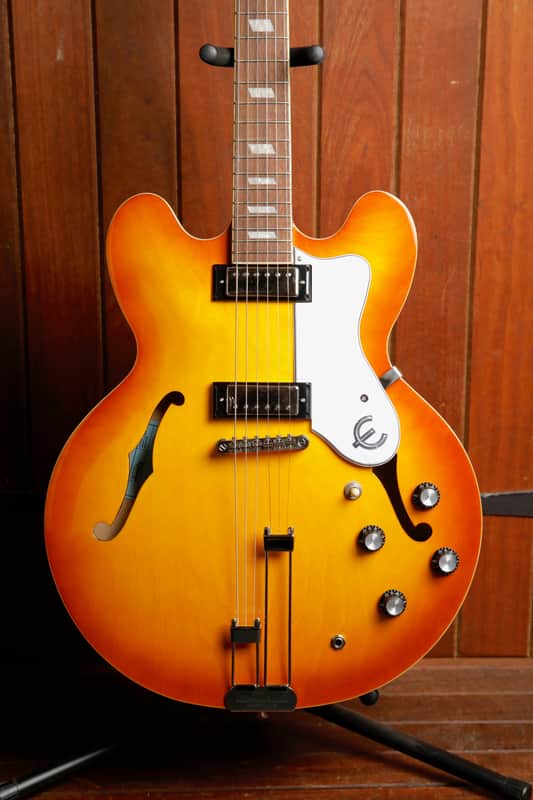 Epiphone Riviera Frequensator Royal Tan Semi-Hollow Electric Guitar image 1